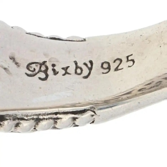 Barbara Bixby Iolite & White Sapphire Ring, Sterling Silver & 18k Gold - Picture 5 of 11